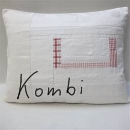 Cushion Made Of Vintage Fabrics 50/40 cm - thumbnail 4