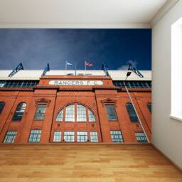 Rangers Football Club Main Stand Flags Stadium Full Wall Mural Art - thumbnail 1