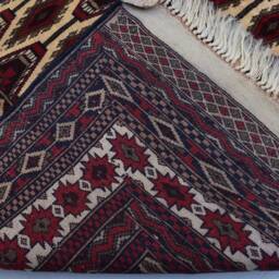 Vintage Afghan Turkmen Rug Zahir Shahi Wool Carpet - 6.5 X 4.9 Ft - thumbnail 4