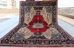 6'7x9'3 Afghan Luxury Farmhouse Medallion Tekke Area Rug, Large Handmade Wool Brand New Kazak Design Rug Bedroom Office D??cor - thumbnail 1
