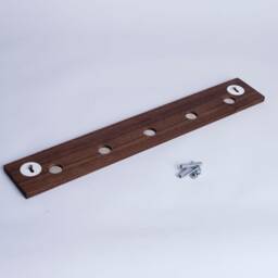 Magnetic Key Board 45cm Made Of Walnut // Hook Different Variants Space For 5 Keys - thumbnail 3