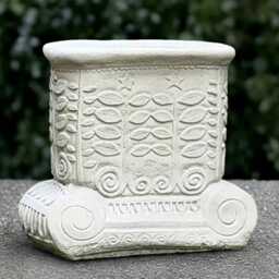 Massive Plinth Sculpture Concrete Column Figurine Cement Stand Decoration Handmade Art Front Door Ornament Column Lover Gift - thumbnail 1