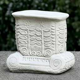 Massive Plinth Sculpture Concrete Column Figurine Cement Stand Decoration Handmade Art Front Door Ornament Column Lover Gift - thumbnail 4