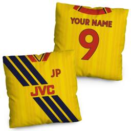 The Gooners - 1993 Away Retro Football Cushion 45cm - thumbnail 1