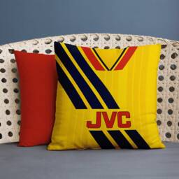 The Gooners - 1993 Away Retro Football Cushion 45cm - thumbnail 2