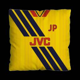 The Gooners - 1993 Away Retro Football Cushion 45cm - thumbnail 3