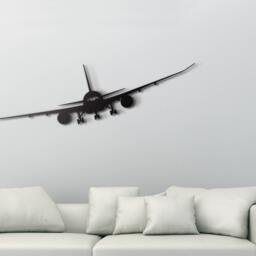 "Boeing 787 Airplane Wall Decal Aviation Enthusiast Decor - 57""W X 15" - thumbnail 2