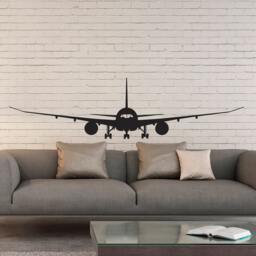 "Boeing 787 Airplane Wall Decal Aviation Enthusiast Decor - 57""W X 15" - thumbnail 3