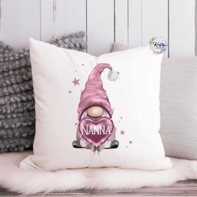Personalised Gonk Cushion, Stocking Filler, Gifts For Her, Christmas Gifts, Gonk, Gift Her, Mum, Nan, Cushions, Him, Grandad - image 1