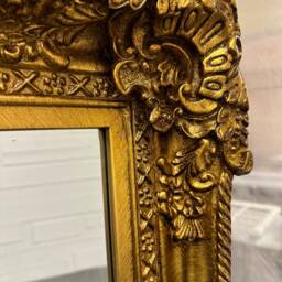 Xl Antique Gold Wall Mirror Free Standing Ornate Baroque Decorative 90cm X 180cm - Clarence Fabulous Mirrors - thumbnail 3