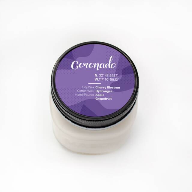 Coronado California Candle, Soy Wax Love Spell Scent, Hand Poured, Cherry Citrus Apple Grapefruit, Eco Friendly - image 1