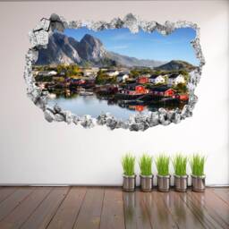 Lofoten Norway Wall Decal Sticker Mural Poster Print Art Home Bedroom Office Decor Kr45 - thumbnail 3