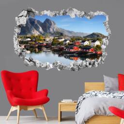 Lofoten Norway Wall Decal Sticker Mural Poster Print Art Home Bedroom Office Decor Kr45 - thumbnail 1