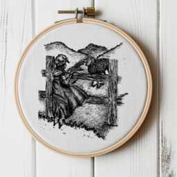 Embroidery Hoop Wall Art - thumbnail 1