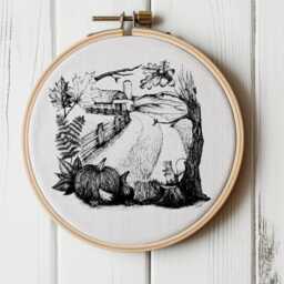 Embroidery Hoop Wall Art - thumbnail 3