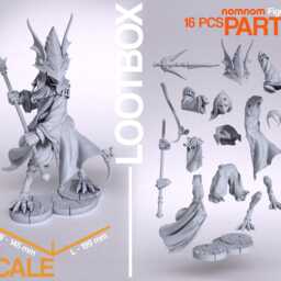 Freya - Ff9 3D Printed Figure 110 Scale - thumbnail 3