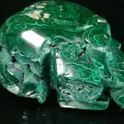 Malachite Skull - thumbnail 4