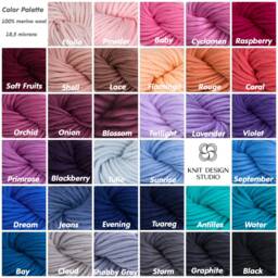 Chunky Knit Merino Wool Baby Blanket - Custom Designs & 70 Colors - thumbnail 4