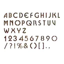 Alphabet Stencil Reusable Template For Wall Art Crafting & Painting Signs