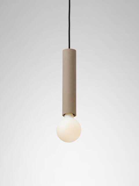 Colored Concrete Minimalist Pendant Light Ila Maxi - image 1
