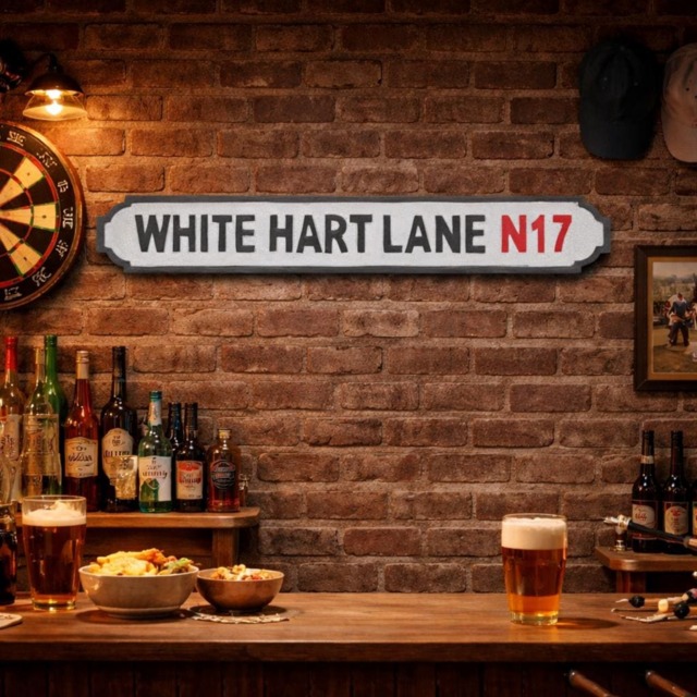Handmade Wooden Sporting Street Signs - Various. Man Cave, Garage, Entertaining Football Sport - image 1