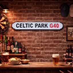Handmade Wooden Sporting Street Signs - Various. Man Cave, Garage, Entertaining Football Sport - thumbnail 3