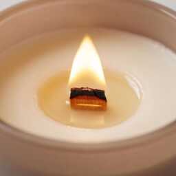 Amethyst Soy Candle, Wooden Wick Aromatherapy, Citrus Ginger Turmeric, Woman Owned Nurture - thumbnail 3