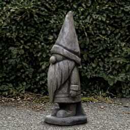 stone Pixie Sculpture Troll Decoration Handmade Gnome Figurine Cement Nordic Ornament Front Door Gnome Lover Gift - thumbnail 2