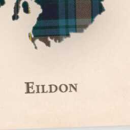 Clan Eildon Scottish Tartan Map - Of Scotland Family Wall Decor, Ready To Hang - thumbnail 4