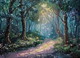 Enchanted Forest Wall Mural Fairytale Wallpaper For Kids Room Nursery Fantasy Decor Magical Woodland Panoramic