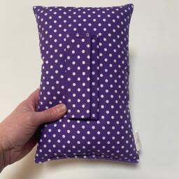 Purple Xl Seatbelt Pillow Large Polka Dot Travel Cushion Mastectomy Breast Cancer Surgery - thumbnail 2