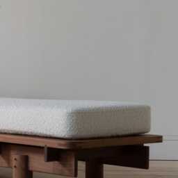 Konk ??? Yume Day Bed [Walnut] Multiple Sizes Available Handmade Solid Wood Minimalist Design Frame, Low Seat - thumbnail 3