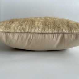 Handmade Cushion Cover, Brown Wool Turkish Rug Cushion, Boho Pillow, Decorative Throw Kilim 20''x20''/50x49 cm - thumbnail 3