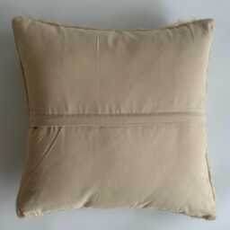 Handmade Cushion Cover, Brown Wool Turkish Rug Cushion, Boho Pillow, Decorative Throw Kilim 20''x20''/50x49 cm - thumbnail 4