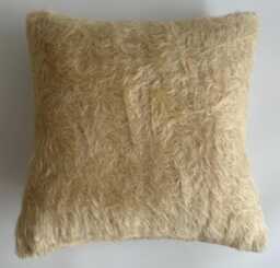 Handmade Cushion Cover, Brown Wool Turkish Rug Cushion, Boho Pillow, Decorative Throw Kilim 20''x20''/50x49 cm - thumbnail 1