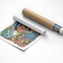 Baya Mahieddine Art Print Algerian Artist Exhibition Wall Decor - thumbnail 3