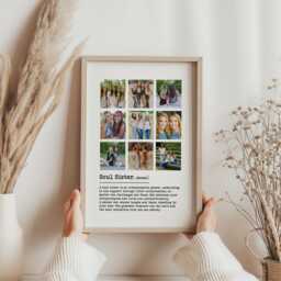 Soul Sister Photo Frame For Best Friend, Personalised Friend Picture Print, Gifts Her, Birthday Gift, Custom Gift With - thumbnail 2