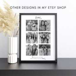 Soul Sister Photo Frame For Best Friend, Personalised Friend Picture Print, Gifts Her, Birthday Gift, Custom Gift With - thumbnail 4