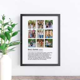 Soul Sister Photo Frame For Best Friend, Personalised Friend Picture Print, Gifts Her, Birthday Gift, Custom Gift With - thumbnail 3