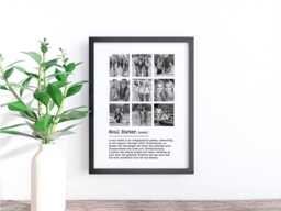 Soul Sister Photo Frame For Best Friend, Personalised Friend Picture Print, Gifts Her, Birthday Gift, Custom Gift With
