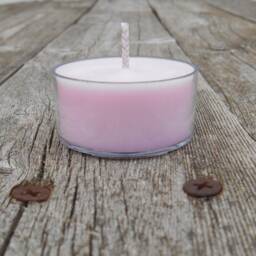 Peony Scented Soy Candles Pale Pink Spring Home Decor - thumbnail 4