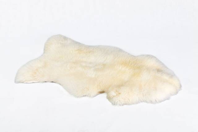 Brand New Huge White Ivory Genuine Merino Sheepskin Fur Rug Carpet - image 1