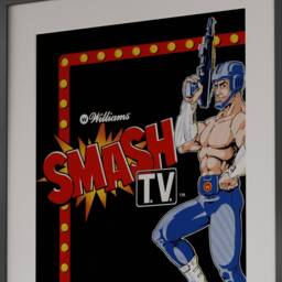 Smash Tv 1990 Arcade Video Game Retro Print Poster 24x36 Inches - thumbnail 2