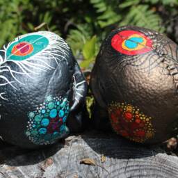 Metallic Sibling Sugar Skulls - thumbnail 2