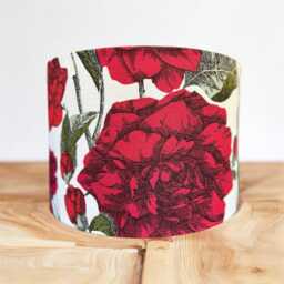 Laura Ashley, Red Roses Drum Lampshade/Pendant Shade. 20cm, 30cm, 40cm