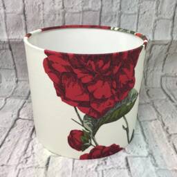 Laura Ashley, Red Roses Drum Lampshade/Pendant Shade. 20cm, 30cm, 40cm - thumbnail 4