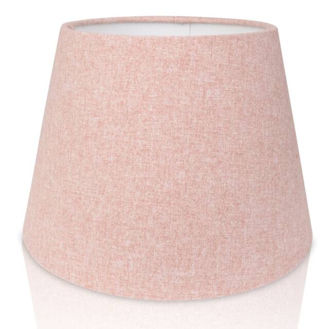 Shetland Oslo Blush Pink Brushed Linen Style Empire Lampshades/Pendant Shade Table, Colourful Home Decor, Handmade in UK - image 1