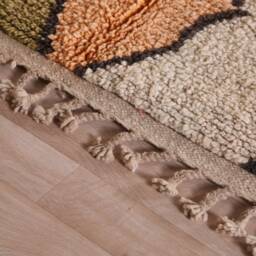 Authentic Boujaad Rug, Pink Moroccan Rug 5x7 Ft - thumbnail 4