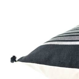 Host - Black White Stripe Cotton Pillow Cover - thumbnail 4