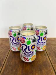 Rio Tropical Can Candle - Smells Like The Drink Mango & Passionfruit Scented Soy Wax